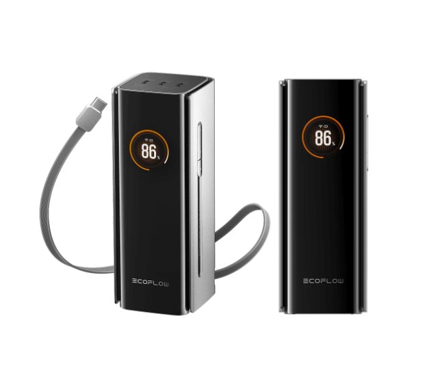 EcoFlow Charge Powerbank RAPID Pro 20000mAh 230W + 100W Built-in Cable Black