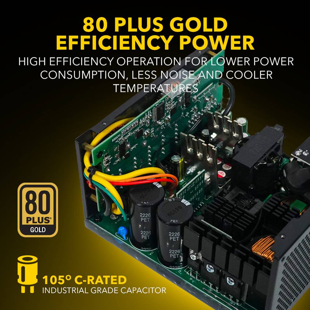 Armaggeddon Gaming PSU 1200W Modular & Certified 80+ VOLTRON GOLD 1200 Black