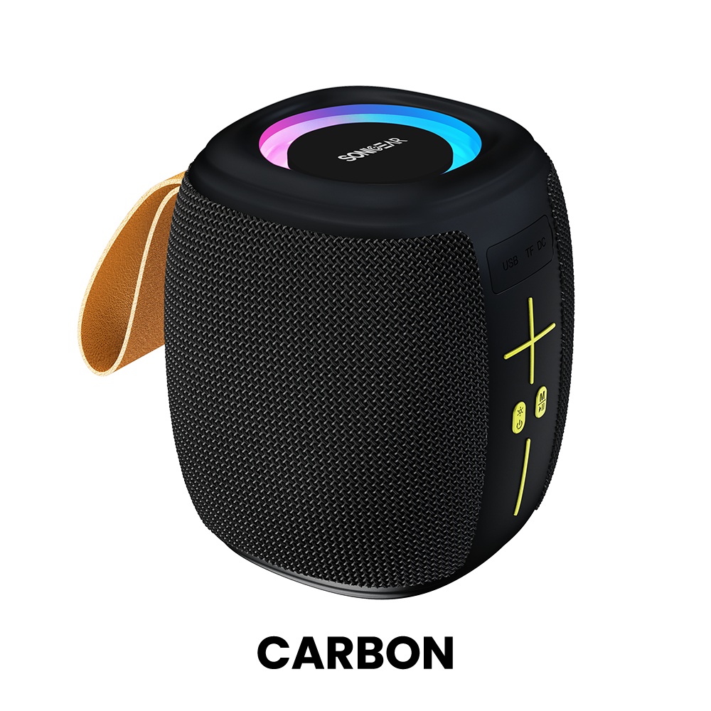 SonicGear Portable Speaker TWS BT/USB/FM/RGB SONICGO! 5 Carbon Black