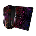 Armaggeddon Gaming Mouse Wired+2.4G Recharge FOXBAT-III CYBERPANK Black