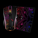 Armaggeddon Gaming Mouse Wired+2.4G Recharge FOXBAT-III CYBERPANK Black