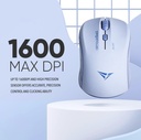 Alcatroz Mouse Wireless & Bluetooth Silent AIRMOUSE DUO 3 White