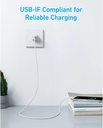 Anker Mobile Cable USB A to USB C 0.9m 322 White