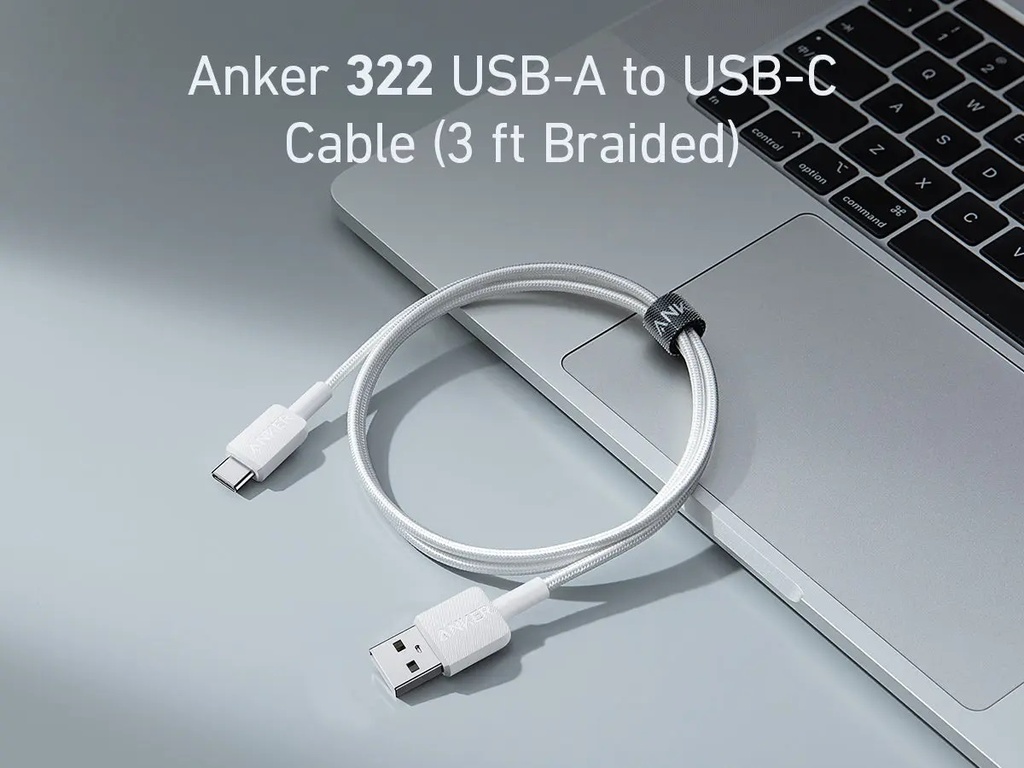 Anker Mobile Cable USB A to USB C 0.9m 322 White