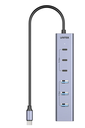 Unitek H1335A 7-Port USB-C Hub with 3xUSB-C 4xUSB-A & Power Supply