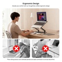 Unitek OT1098A Laptop Stand with 360 Rotation & Detachable Cooling Fan
