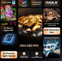 Hisense 65U8Q 65'' 4K Smart QLED MINI LED 165Hz Gaming TV