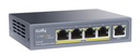 Cudy Switch PoE Gigabit 4PoE + 1GbE Uplink 60W GS1005P