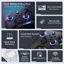 Machenike PC Gamepad G3 V2 Tri-mode 2.4GHz-BT-USB C With Charging Base