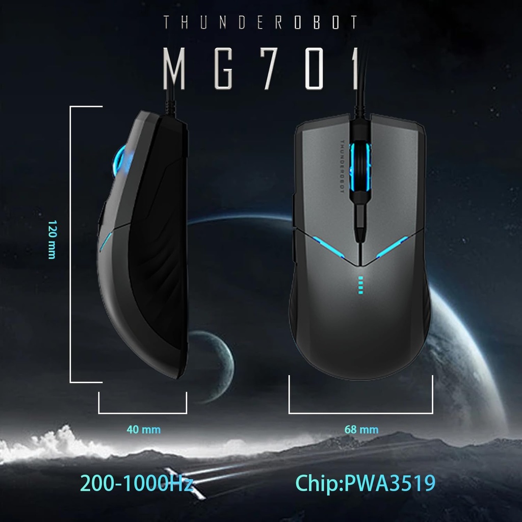 Thunderobot MG701 Wired Gaming Mouse