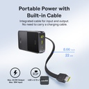 Baseus Powerbank 22.5W 20000mAh + Display EnerFill FC51 Bipow2 Pro  Black