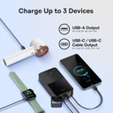 Baseus Powerbank 22.5W 20000mAh + Display EnerFill FC51 Bipow2 Pro  Black
