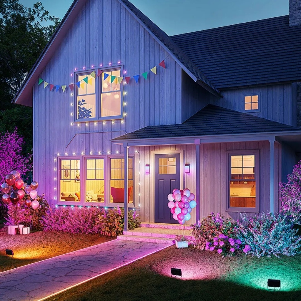 Govee Outdoor Flood Lights Smart LED RGBICWW (4pack) H8057