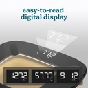 Homedics SCL-BBC200 Black Glo Essential Bathroom Body Scale with Elegant Design, Smart Analyzer App & Ambient Motion Sen
