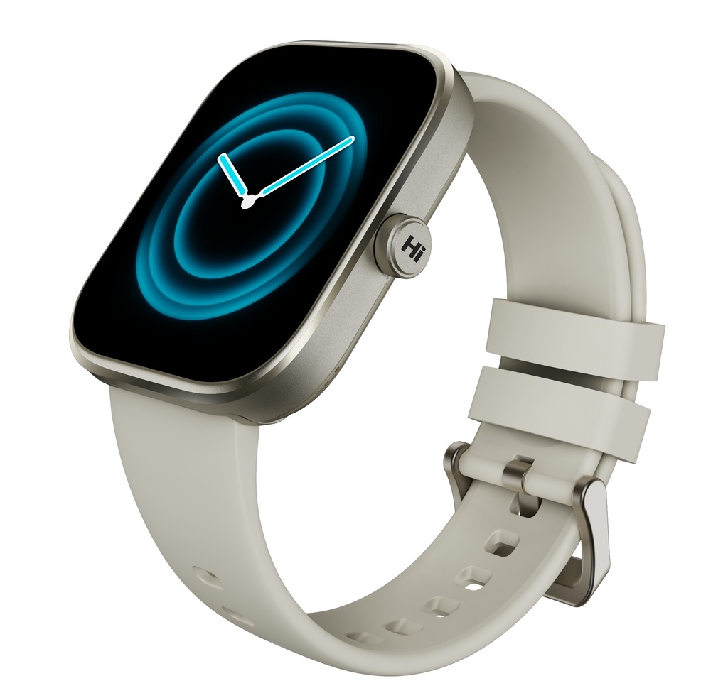 HiFuture LUME PRO Titanium Sport SmartWatch with AMOLED Always-On Display, Wireless Calling, 7 Day Battery, 1 ATM
