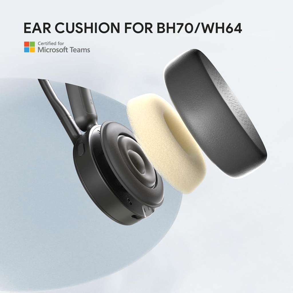 Yealink Headset Leather Ear Cushion for BH70/WH64 (1 Pair)