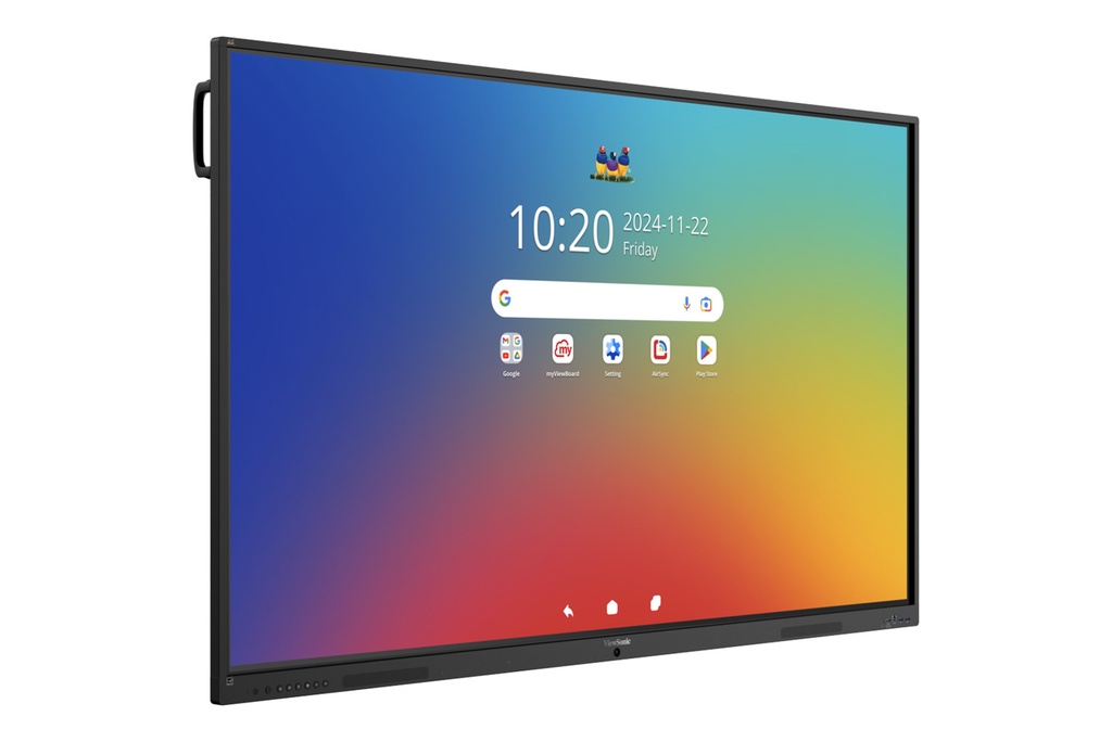 Viewsonic Viewboard Interactive Display Whiteboard 75" 4K Android EDLA 64-Point Touch 20W Speakers IFP7535-1-1C