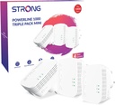 Strong Powerline Kit AV1000 Mini 1000Mbps UK 1000TRIMINIUK (Triple Pack)