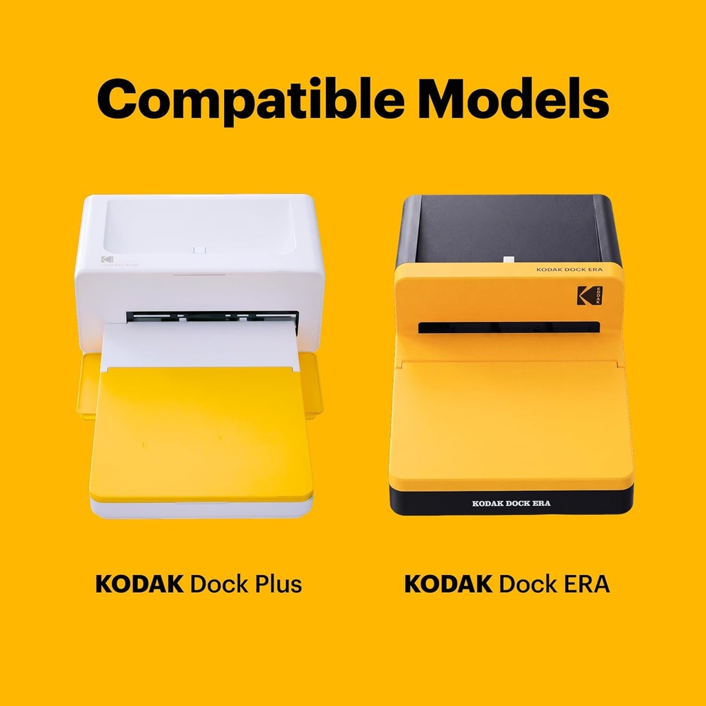 Kodak Printer Dock Sheets for Dock Plus & Dock ERA 4x6 (80 Sheets + Cartridge)