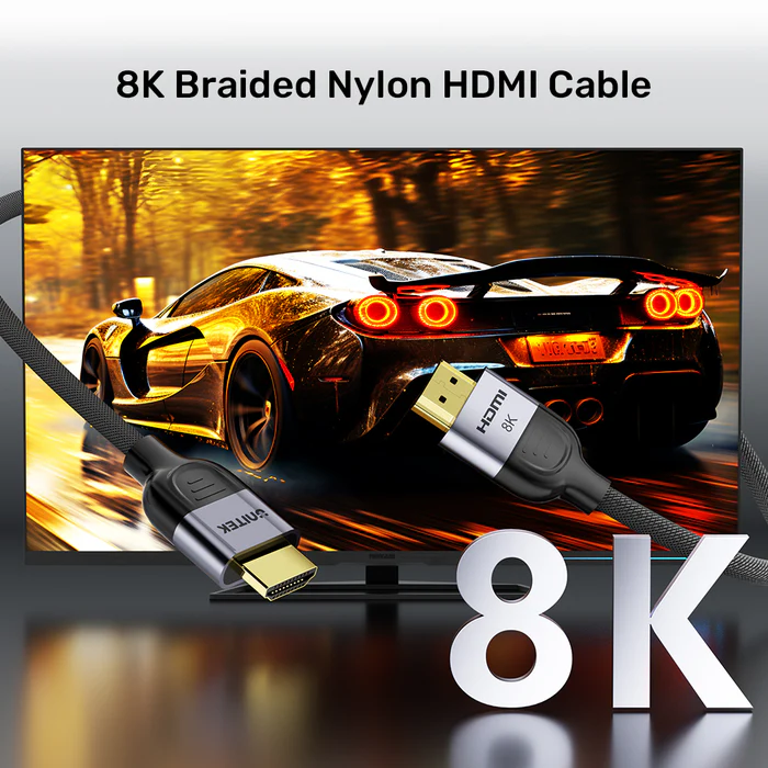 Unitek HDMI 2.1 Cable 8K60Hz Braided 3.0m C11093RGY-3M