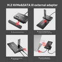Unitek USB-C to SATA/m2 SSD Converter S1232A (UK)