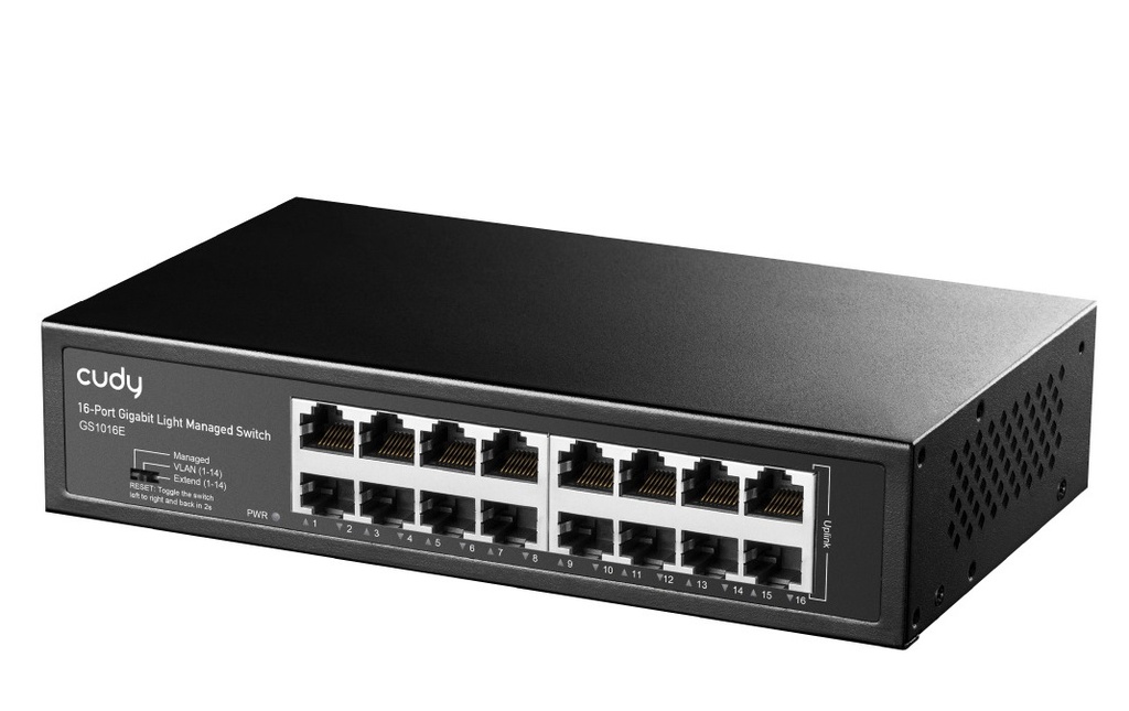 Cudy Switch Gigabit Ethernet Cloud Easy-Managed 16-Port GS1016E