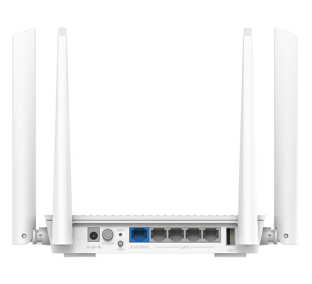 Cudy Router AX3000 Dual Band 2.5G Wi-Fi 6 Mesh VPN PoE WR3000P