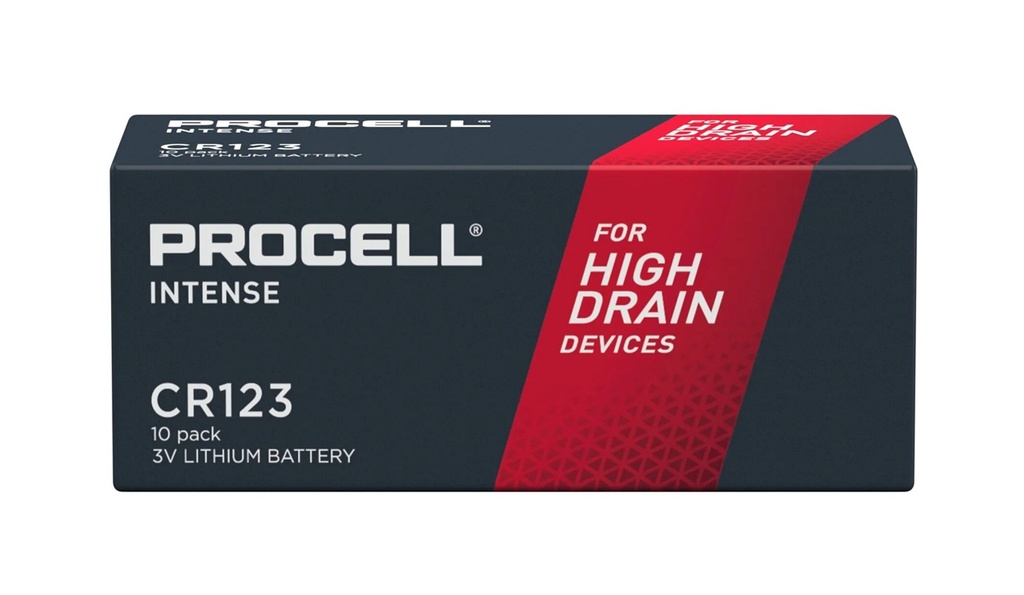 Duracell Procell Industrial CR123A Box of 10pcs