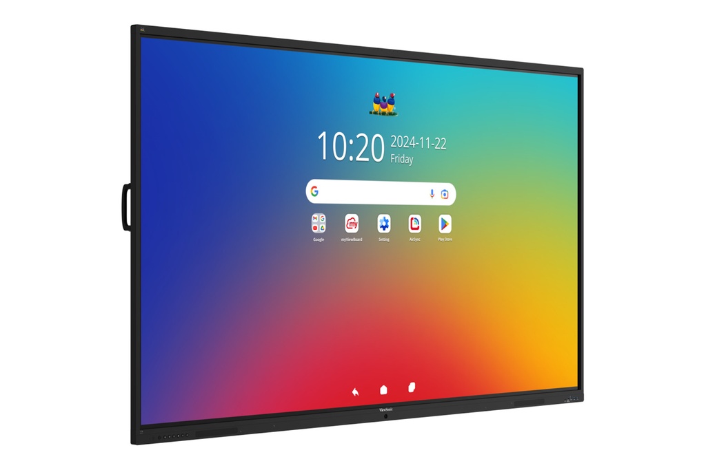 Viewsonic Viewboard Interactive Display Whiteboard 98" 4K Android EDLA 64-Point Touch 2.1 Speakers 8 Mic Array IFP9841-1