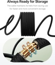 Baseus Cable USB-C to USB-C Tungsten Gold Magnetic Charging Cable 1.0m