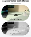 Baseus Cable USB-C to USB-C Tungsten Gold Magnetic Charging Cable 1.0m