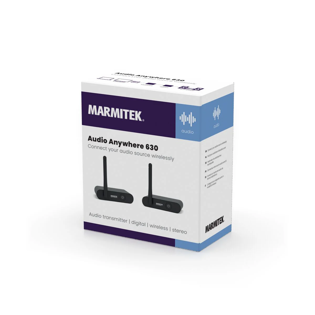 Marmitek Wireless Audio Receiver & Transmitter Set Audio Anywhere 630