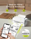 Inateck Label Barcode Printer Thermal Bluetooth & USB PR40 Black