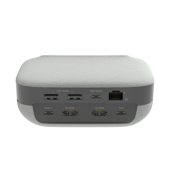 j5create Conference Speakerphone USB-C Dock Pro Dual 4K RJ45/USB/PD/MST JCDS337