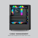 Armaggeddon Gaming Case ATX 3xARGB TRITRON 2 Black