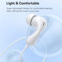 Baseus Headphones In Ear Wired 3.5mm HiRes HZ20 White