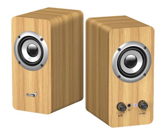 [29591] Genius PC Speakers 2.0 10W SP-HF400 Pine Wood