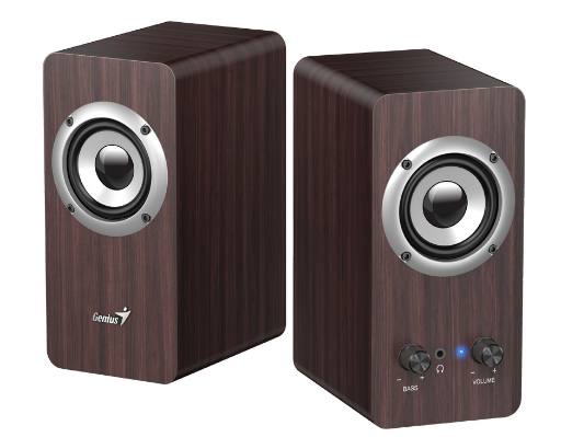 [29592] Genius PC Speakers 2.0 10W SP-HF400 Brown Wood
