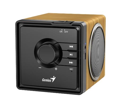 [29588] Genius Mobile Speaker Portable BT 6W SP-916BT Pine Wood