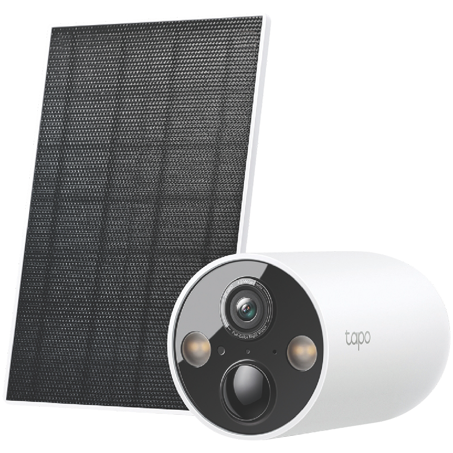 TP-LINK IP CAMERA WITH SOLAR PANEL, 2K 3MP, SMART WIRE-FREE SECURITY CAMERA, 300-DAYS BATTERY LIFE, RECHARGEABLE BATTERIES, IP66, TWO WAY AUDIO