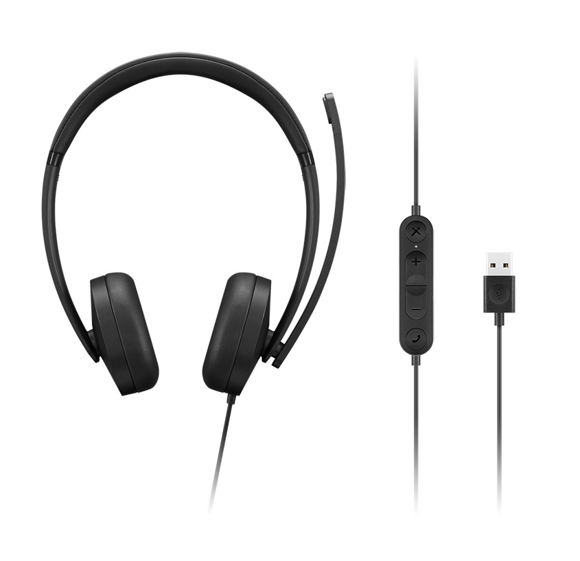 Lenovo USB-A Wired Stereo Headset Gen 2