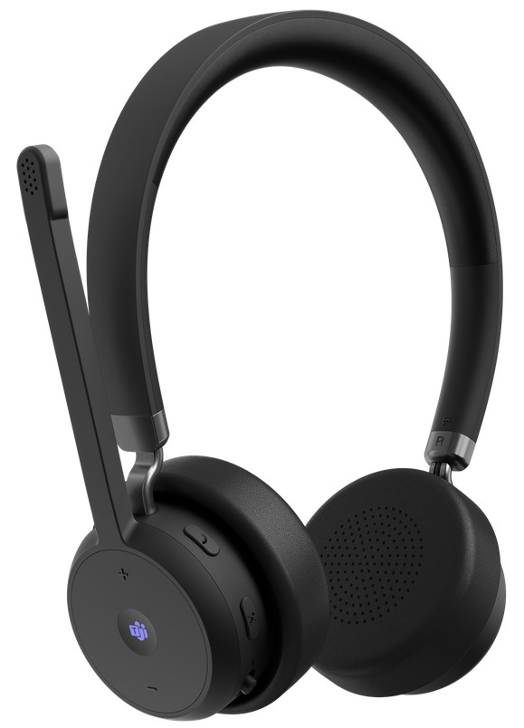 Lenovo Wireless, Bluetooth, VoIP Headset (Teams), 2YW, Black