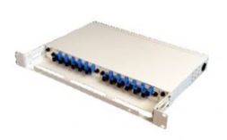 DLINK PATCH PANEL LIU 24 PORT, FIBER OPTIC, RACK MOUNT FIXED, LOADED WITH 12 DUPLEX LC MULTIMODE ADAPTERS