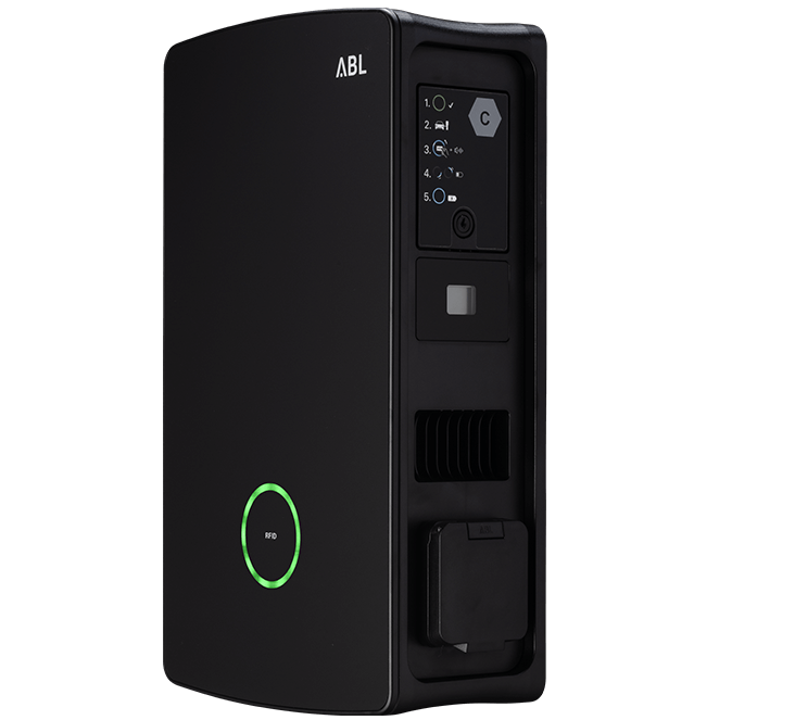 [8436607544449] ABL eM4 22 kW / Single / Shutter / Controller / Standard / Black