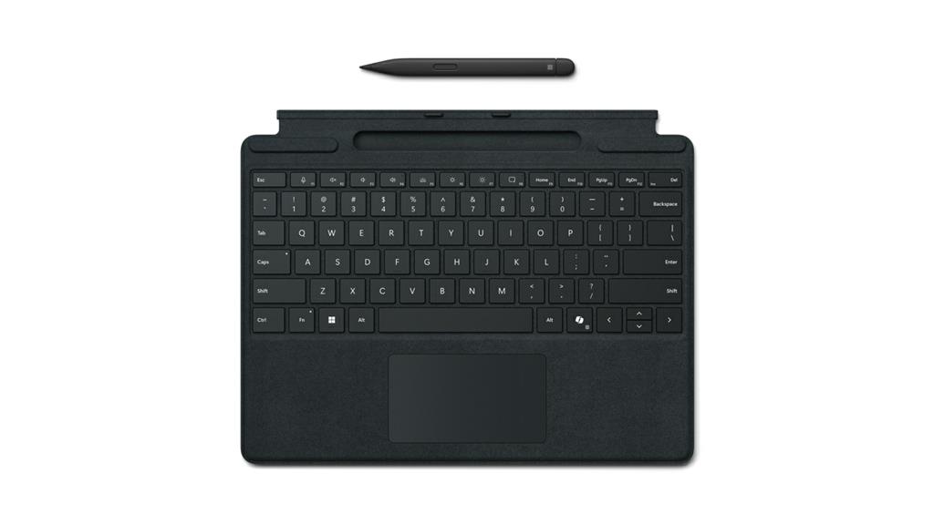 Microsoft Surface Pro Keyboard w/ Slim Pen QWERTY English Microsoft Cover port Black
