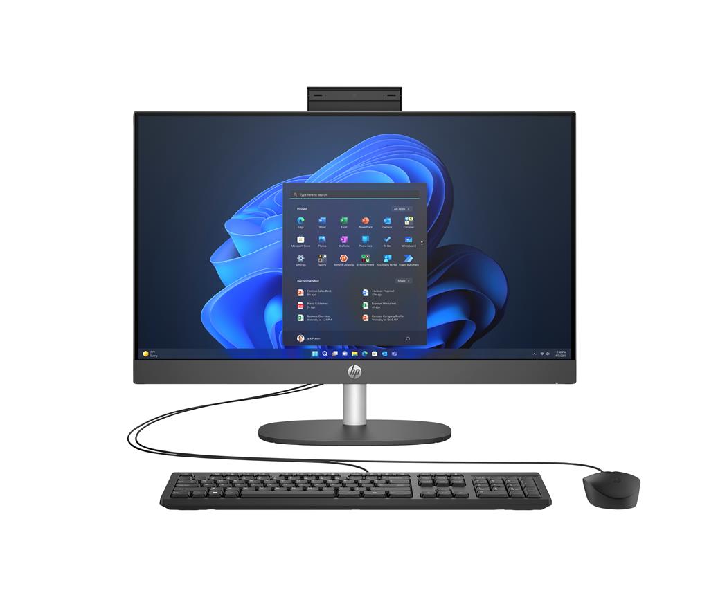 HP ProOne 240 G10 Intel Core Ultra 5 125U 60.5 cm (23.8") 1920 x 1080 pixels All-in-One PC 16 GB DDR5-SDRAM 512 GB SSD Windows 11 Pro Wi-Fi 6 (802.11ax) Grey