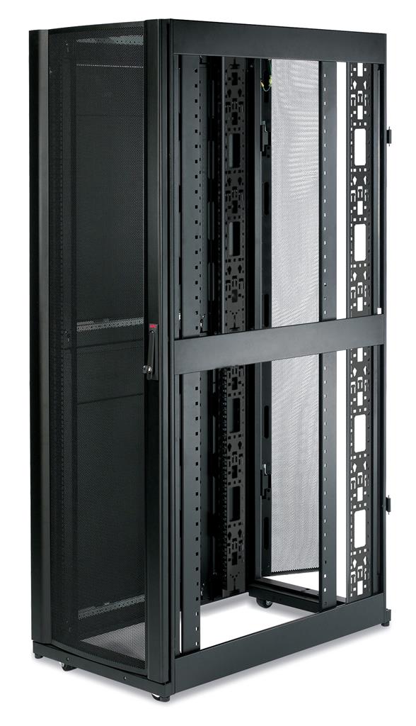APC NetShelter SX 42U 600mm Wide x 1070mm Deep Enclosure with Sides Black Freestanding rack