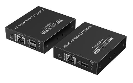 [29541] Lenkeng KVM HDMI Extender over Ethernet 4K60Hz 70m Loop POC LKV565KVM-P