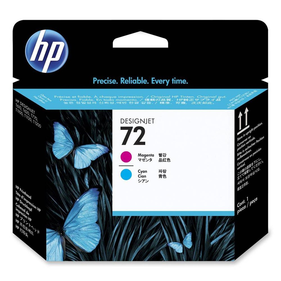 [C9383A] C9383A HP72 PRINTHEAD MAGENTA & CYAN T610/620/770/790/1100/1120/1200/1300/2300