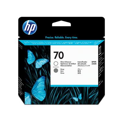 [C9410A] HP 70 Gloss Enhancer and Gray DesignJet Printhead